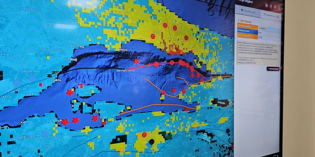 DepremBİS’e yeni özellik: Olası depremin hasar haritası artık sorgulanabiliyor